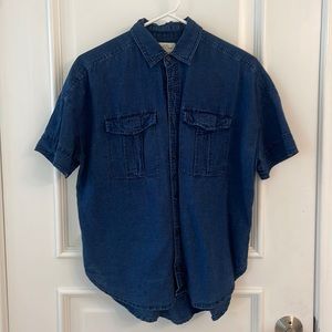 J. Crew short sleeve chambray shirt size xs